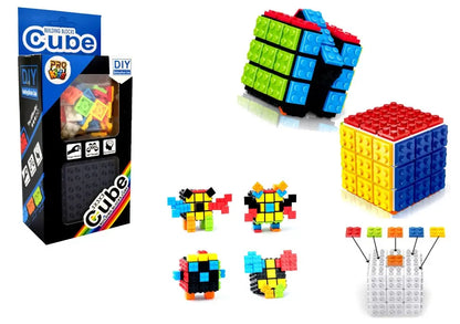 Kostka magiczna z klocków, 3x3x3
