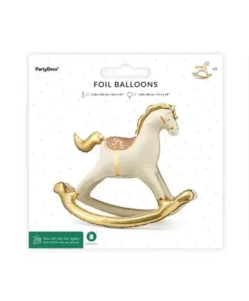 Balon foliowy - Koń na biegunach - 118x104
