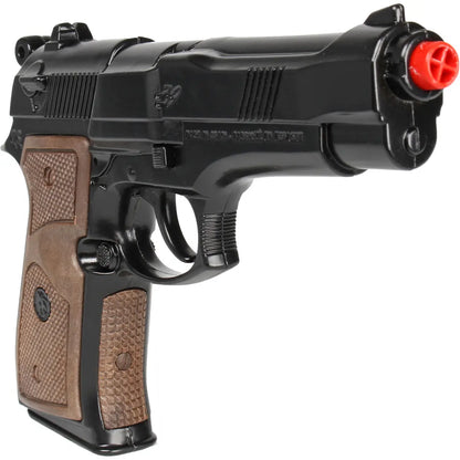 Pistolet metalowy policjanta 8 naboi