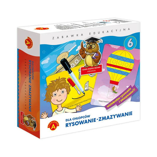 Dla chłopców rysowanie - zmazywanie 6 0742