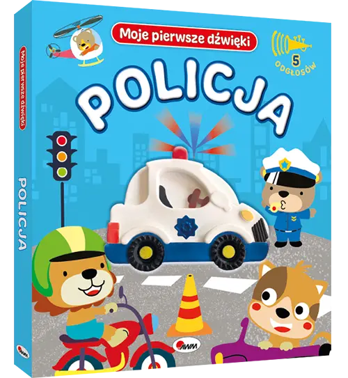 Książeczka edukacyjna moje pierwsze dźwięki: policja