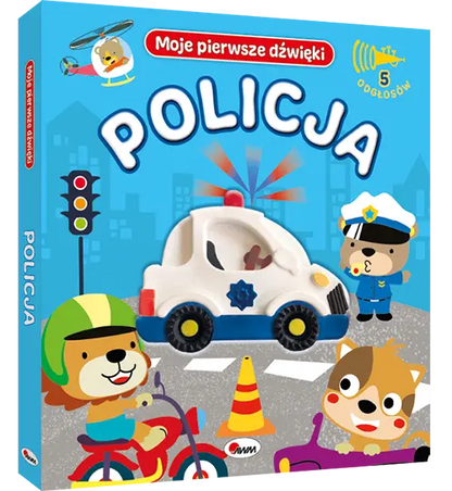 Książeczka edukacyjna moje pierwsze dźwięki: policja