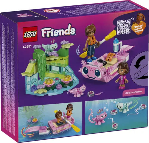Lego Friends - Przygoda na aksolotlowej łodzi