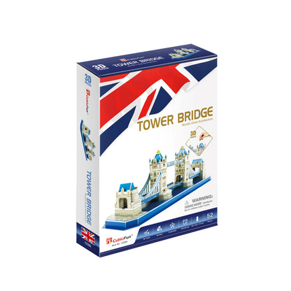 Cubic fun puzzle 3d tower bridge 52 elementy