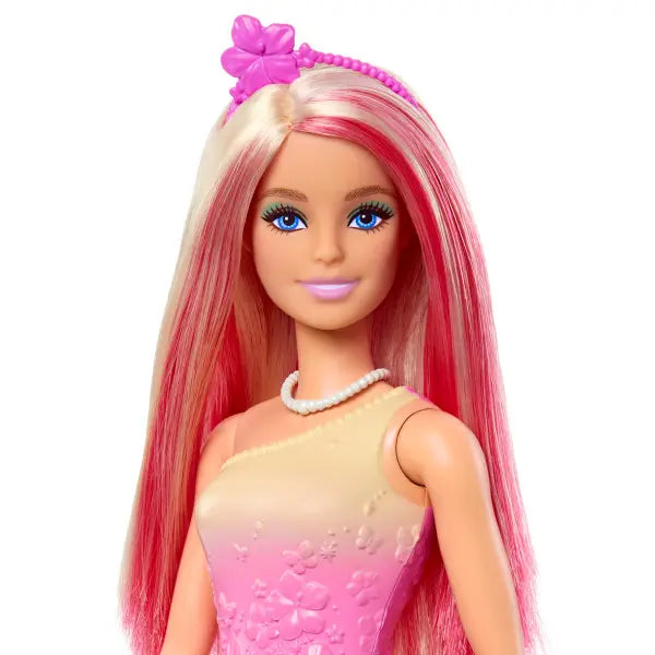 Barbie księżniczka różowy strój HRR08 /6