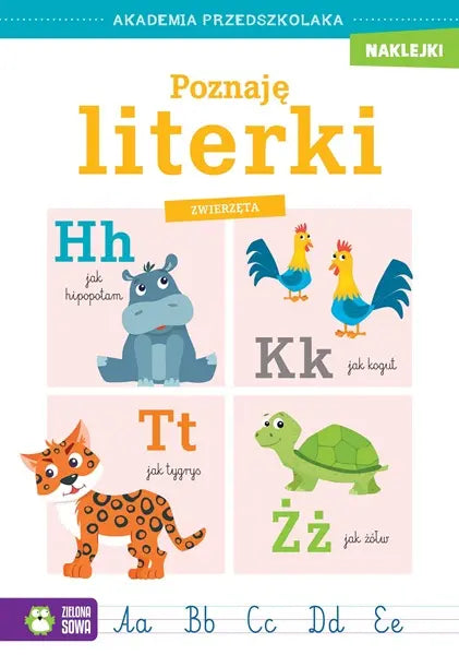 Książeczka - Poznaję literki: Zwierzęta