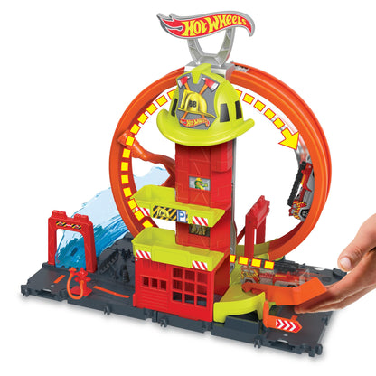 Hot wheels city remiza strażacka zestaw