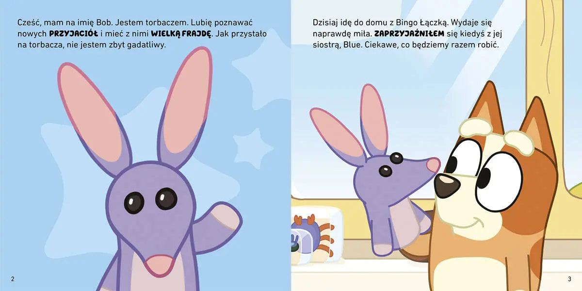 Bluey moja czytanka: bob wielkouch