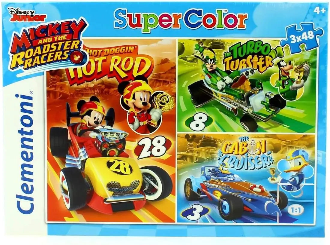 Puzzle 3x48 Mickey and The Roadsters