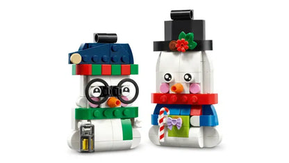 Lego Iconic - Ozdoby z bałwankami