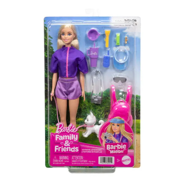 Barbie lalka podróżniczka + akcesoria