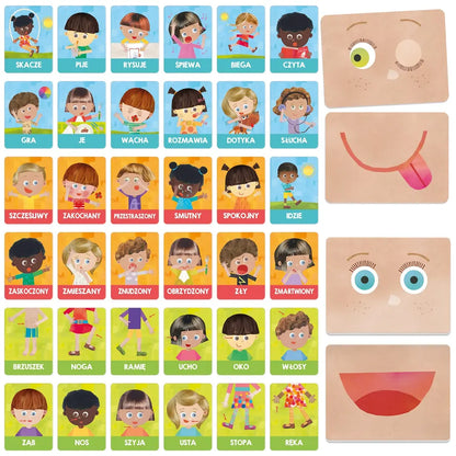 Montessori gra emocje i działania 1-4 lata