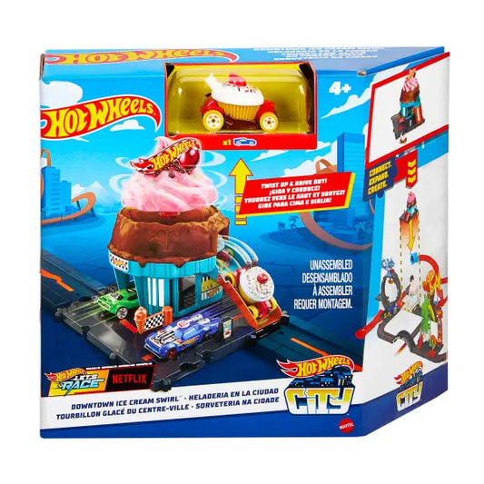 Hot Wheels City, zestaw Rajdowa lodziarnia