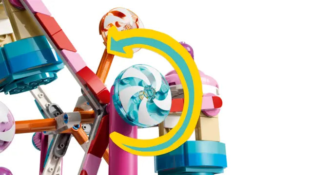 Lego Friends - Cukierkowo-babeczkowy diabelski młyn