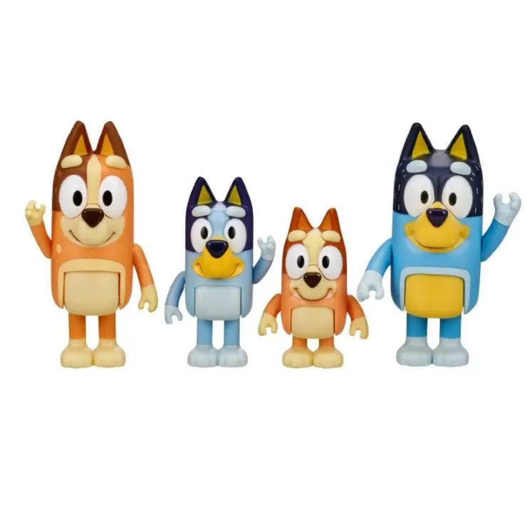 Bluey figurki4-pak rodzinka