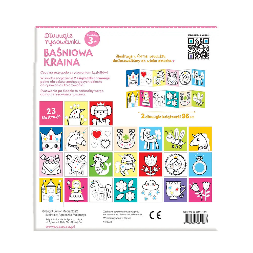 CzuCzu Dłuuugie rysowanki Baśniowa kraina 3+ 01126