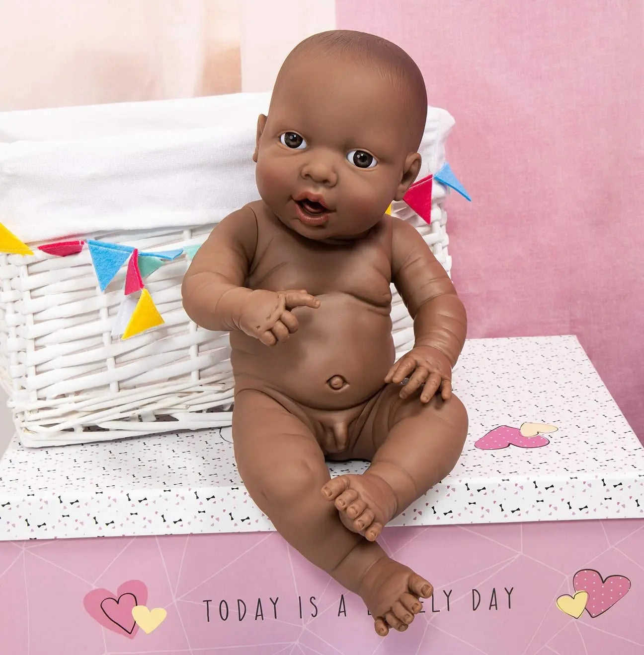 BAYER Bobas baby 40cm chłopiec ciemnosk.BB 94200AB