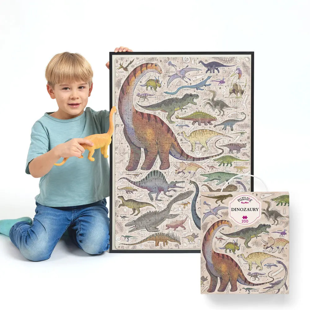 CzuCzu Puzzlove Dinozaury 200el 92306