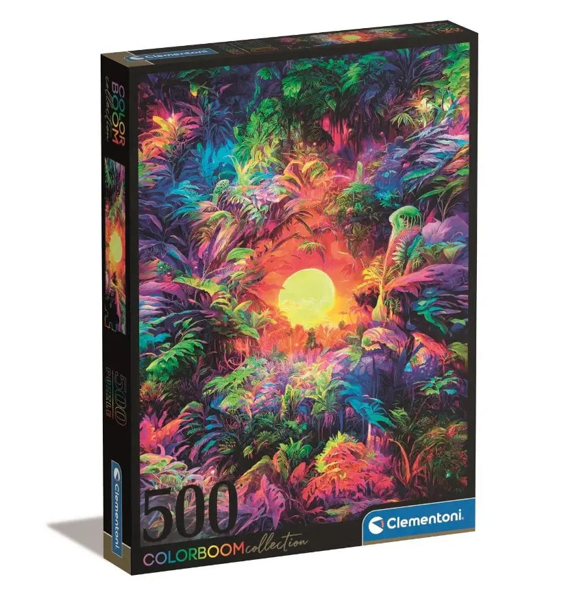 Puzzle 500 Color Boom Psychedelic Jungle