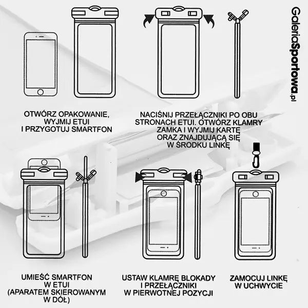 Wodoodporne etui, pokrowiec na telefon