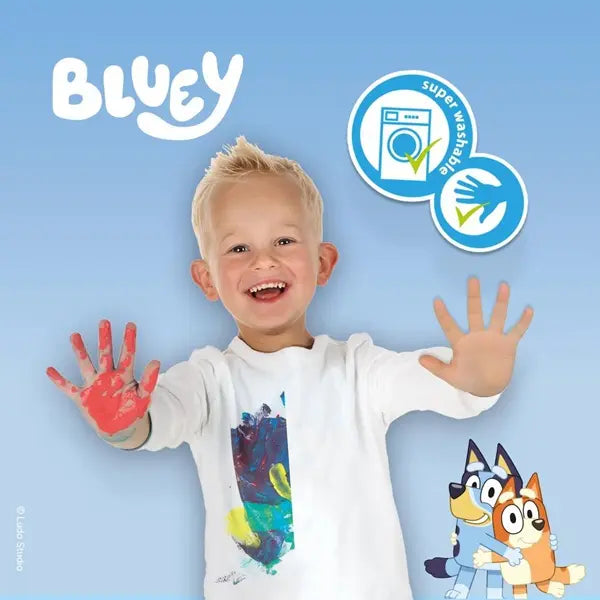 Bluey malowanie palcami