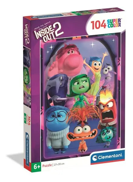 Puzzle 104 SuperKolor Inside Out 2
