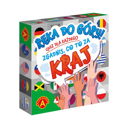 Gra planszowa quiz ręka do góry kraj