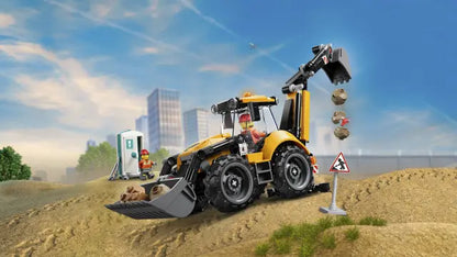 Lego City - Żółta koparko-ładowarka