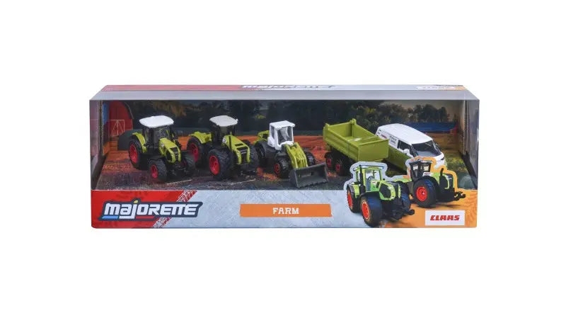 Majorette pojazdy wiejskie Claas 5pak