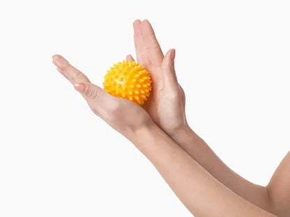 Fizjo piłka rehabilitacyjna 5,4cm żółta