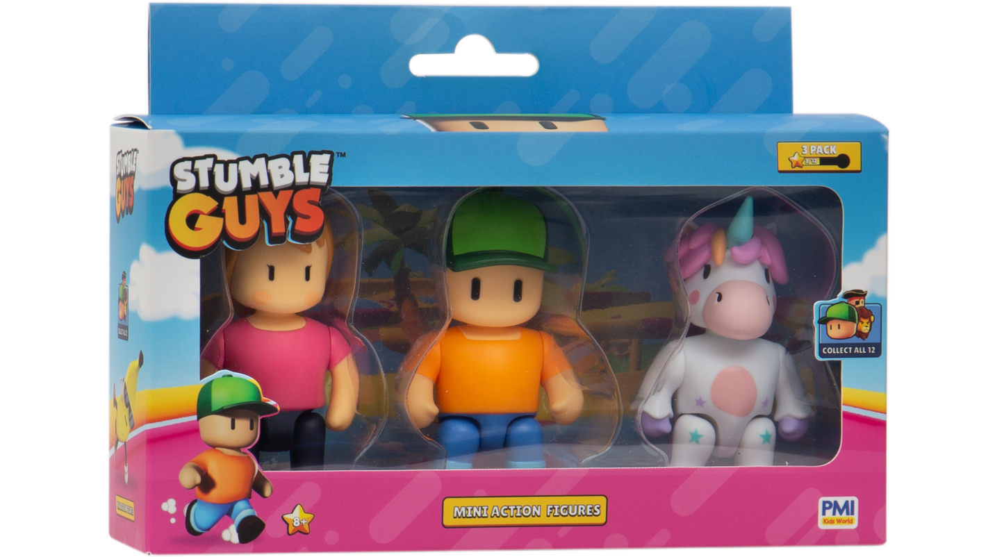 STUMBLE GUYS S1 MiniAct.fig.3pack ver.A 89007