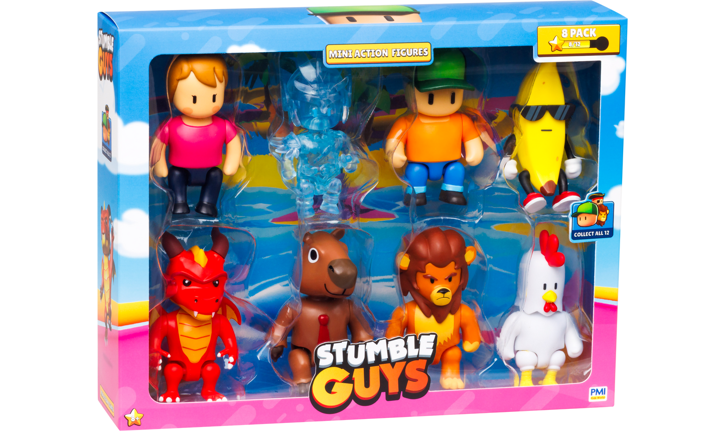 STUMBLE GUYS S1 MiniAct.fig.8pack delA 89038