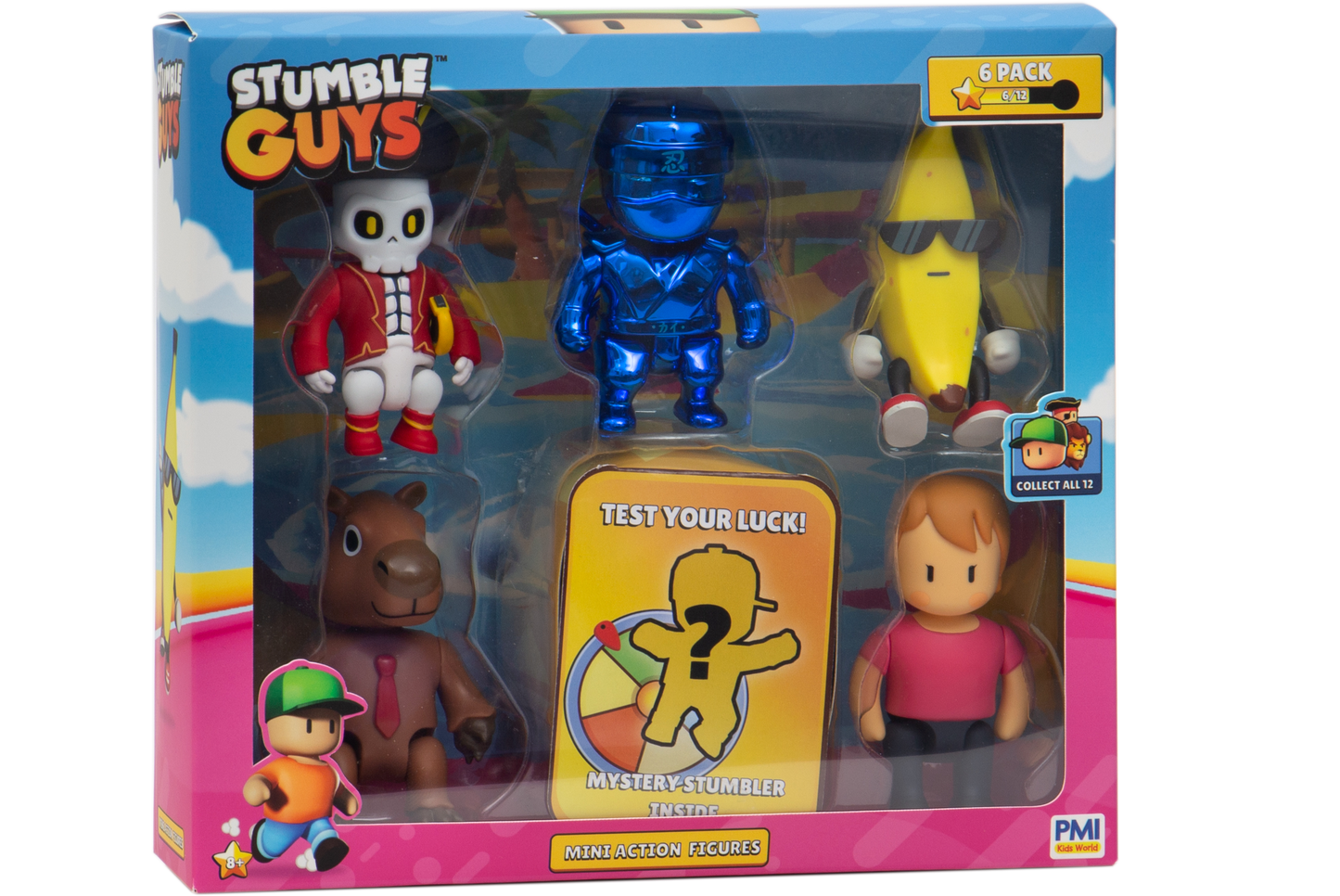 STUMBLE GUYS S1 MiniAct.fig.6pack delB 89373