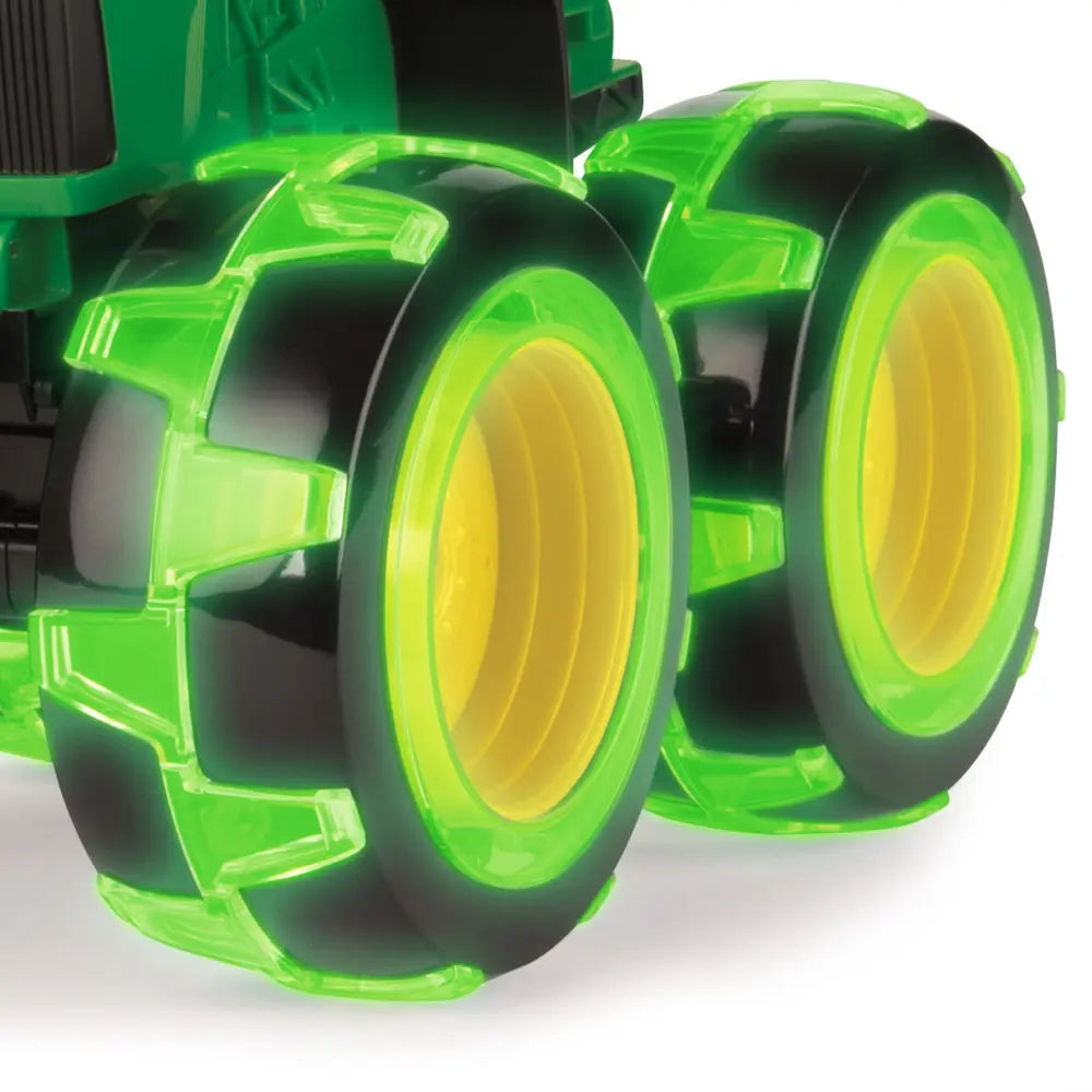 Traktor john deere monster świecące opony