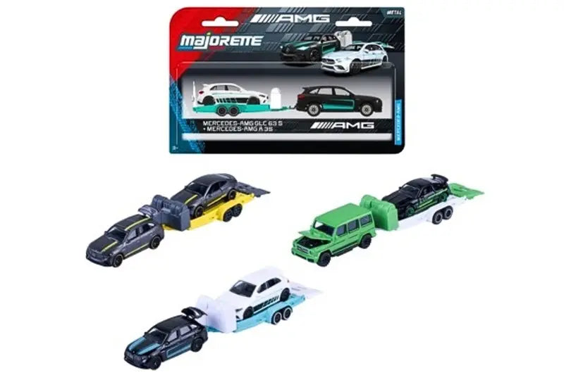 Majorette Mercedes AMG z przyczepą - 3 rodzaje