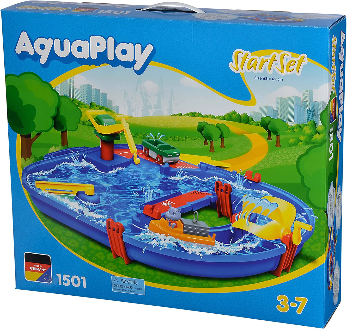 Aquaplay tor wodny 68x65cm zestaw startowy
