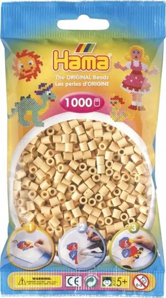 Koraliki midi 1000 szt jasno beżowe