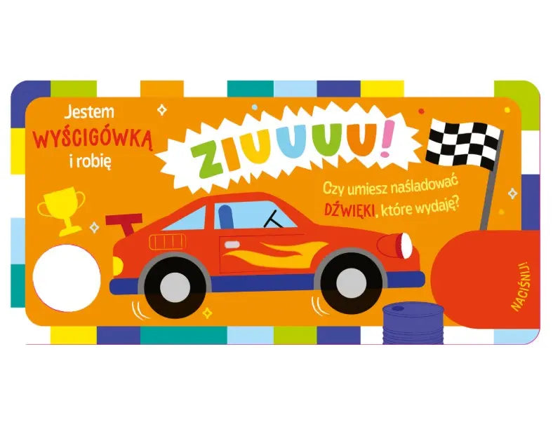 Książeczka Dopasuj dźwięki - Pojazdy