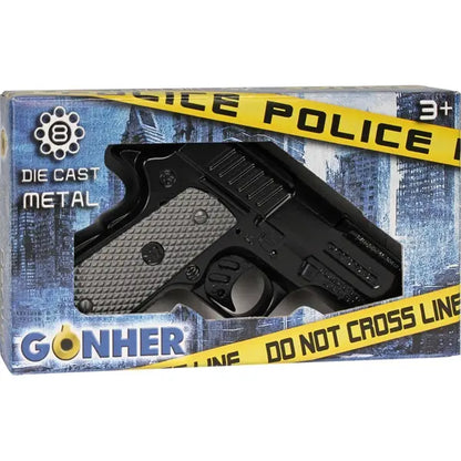 Pistolet metalowy policjanta - 8 naboi