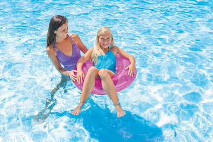 INTEX Kółko do pływania transparentne 76 cm 3 kolory 59260