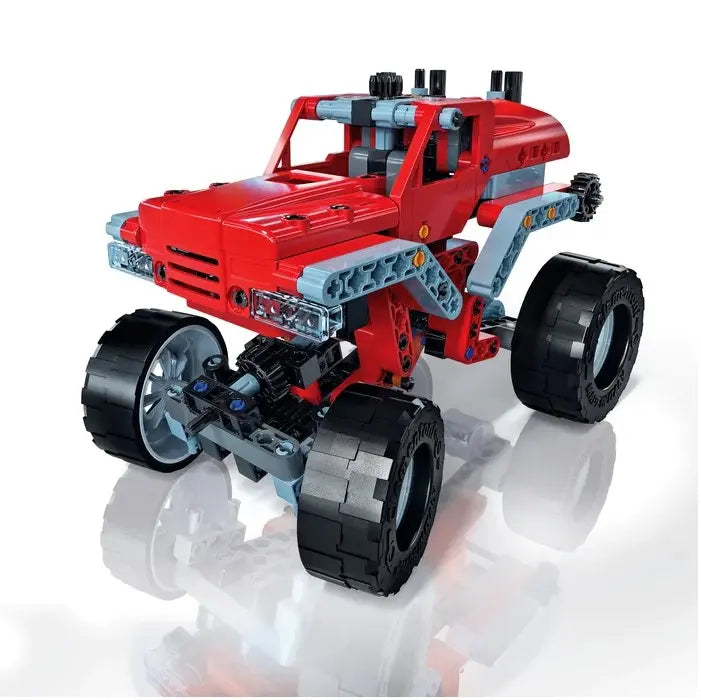 Naukowa zabawa laboratorium mechaniki monster truck