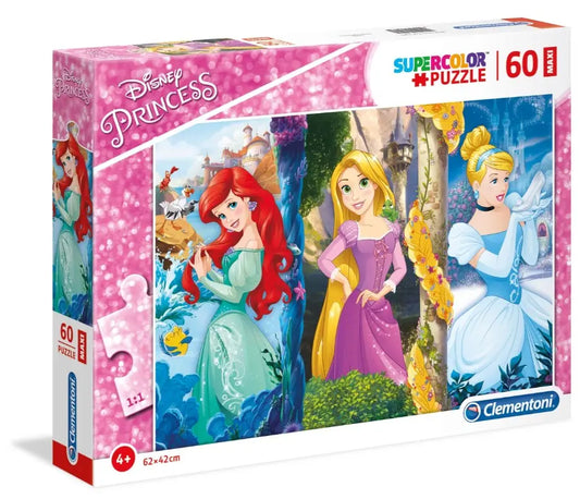 Puzzle 60 maxi Super Kolor Disney Princess