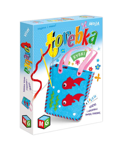 Moja torebka z filcu - Rybki