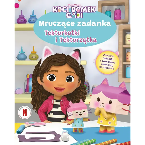 Książeczka. Koci Domek Gabi. Mruczące zadanka Tekturkotki i Tekturzątka