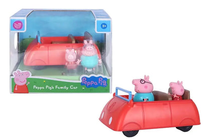 Świnka Peppa auto rodzinne + 2 figurki
