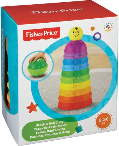 Fisher-price okrągłe kubeczki do ustawiania