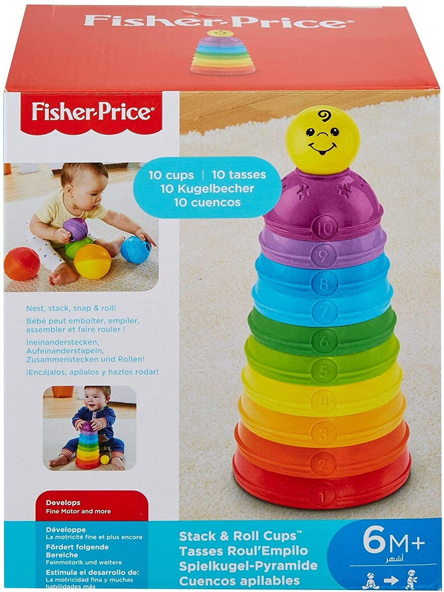 Fisher-price okrągłe kubeczki do ustawiania