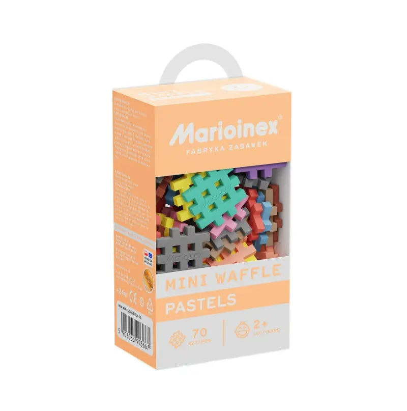 Klocki wafle mini pastel 70 elementów