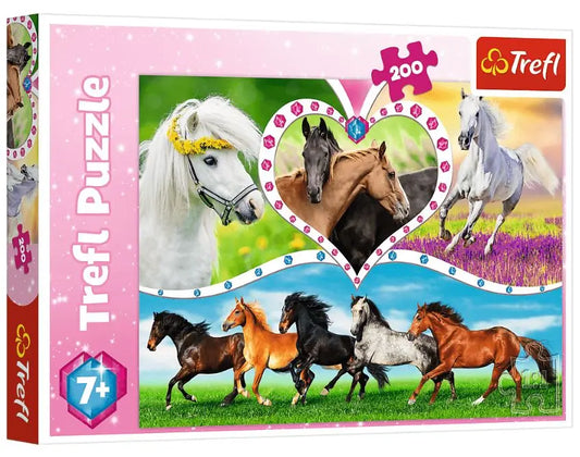 Puzzle 200 piękne konie