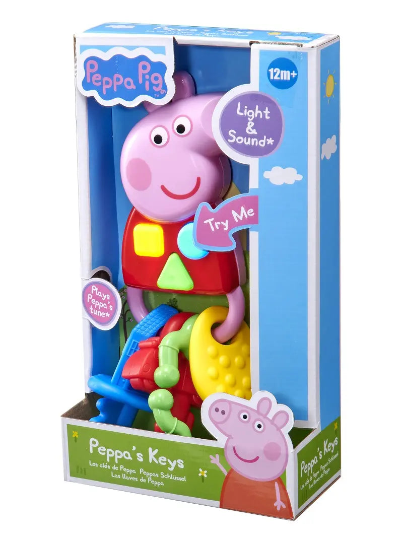 Peppa pig kluczyki światło/dźwięk